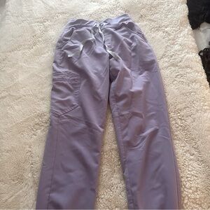 Figs Lavender Dew High Waisted Zamora Pants